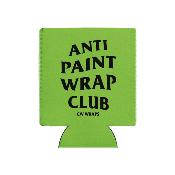 Anti Paint Wrap Club Can Cooler — White 12oz can cooler