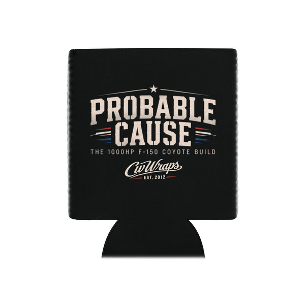 Probable Cause Can Cooler — White 12oz can cooler