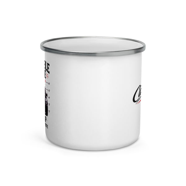 Probable Cause - MugShot Mug — White 12oz enamel mug